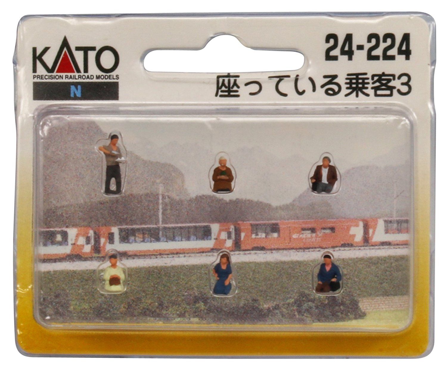 KATO 24-224 Passenger (Sitting) 3 - BanzaiHobby