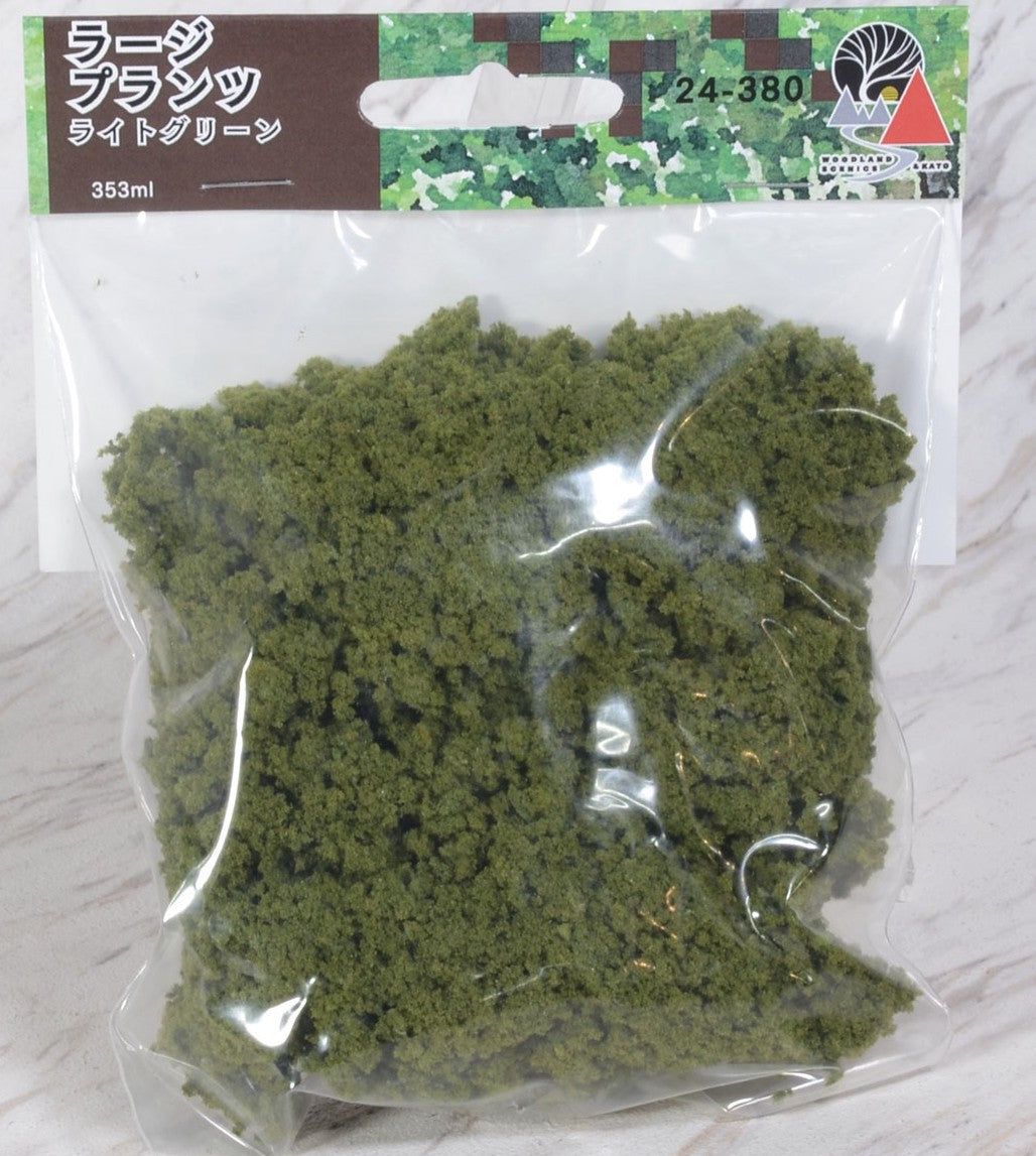 KATO 24-380 [Diorama Material] Large Plants (Bushes) Light Green (353 - BanzaiHobby