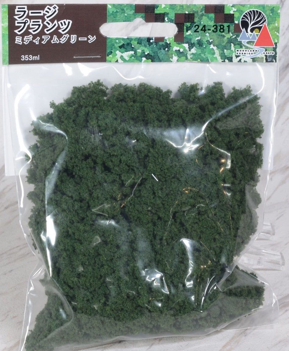 KATO 24-381 [Diorama Material] Large Plants (Bushes) Medium Green (35 - BanzaiHobby