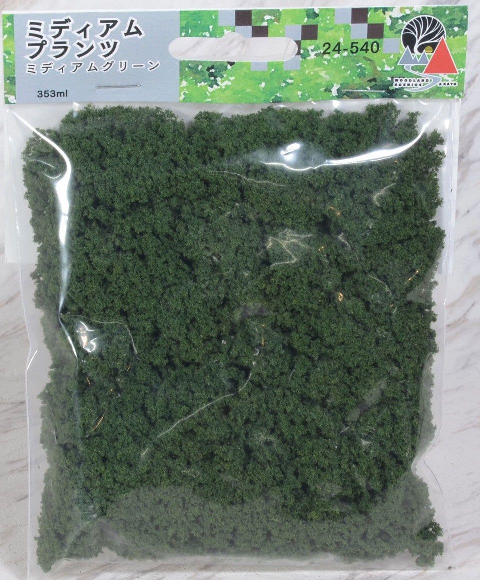 KATO 24-540 [Diorama Material] Medium Plants (Underbrush) Medium Gree - BanzaiHobby