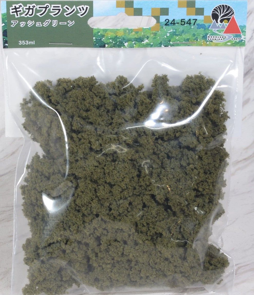 KATO 24-547 [Diorama Material] Giga Plants (Clump Foliage) Ash Green - BanzaiHobby