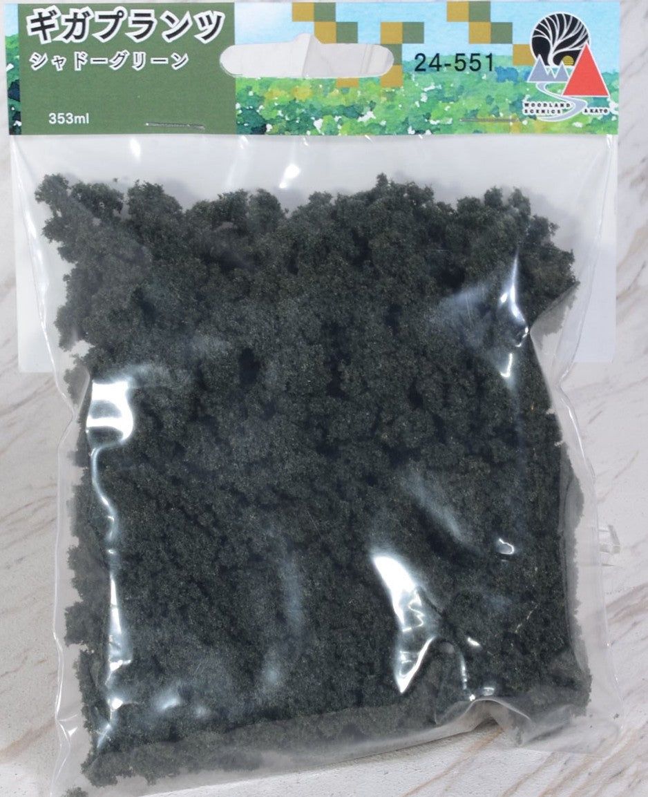 KATO 24-551 [Diorama Material] Giga Plants (Clump Foliage) Shadow Gre - BanzaiHobby