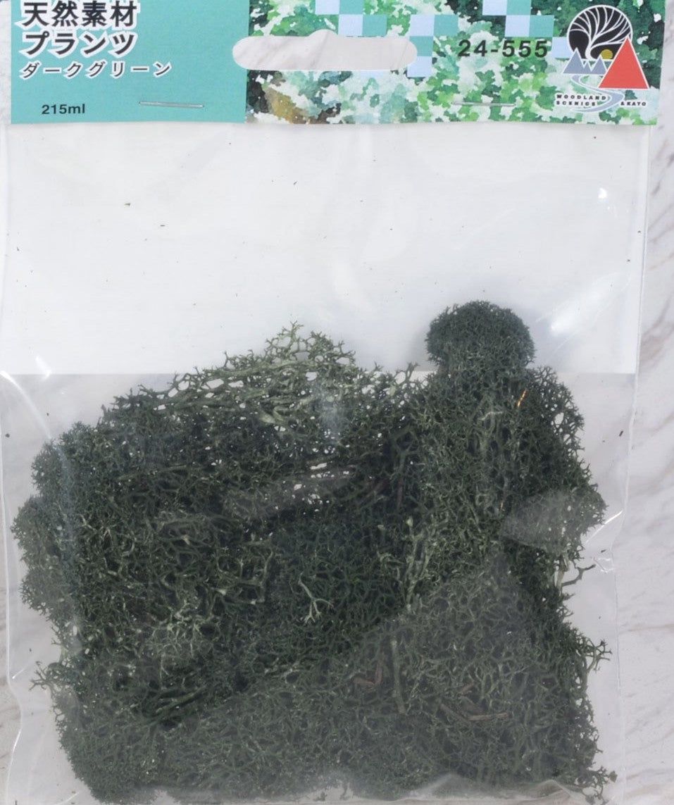 KATO 24-555 [Diorama Material] Natural Material Plants (Lichen) Dark - BanzaiHobby