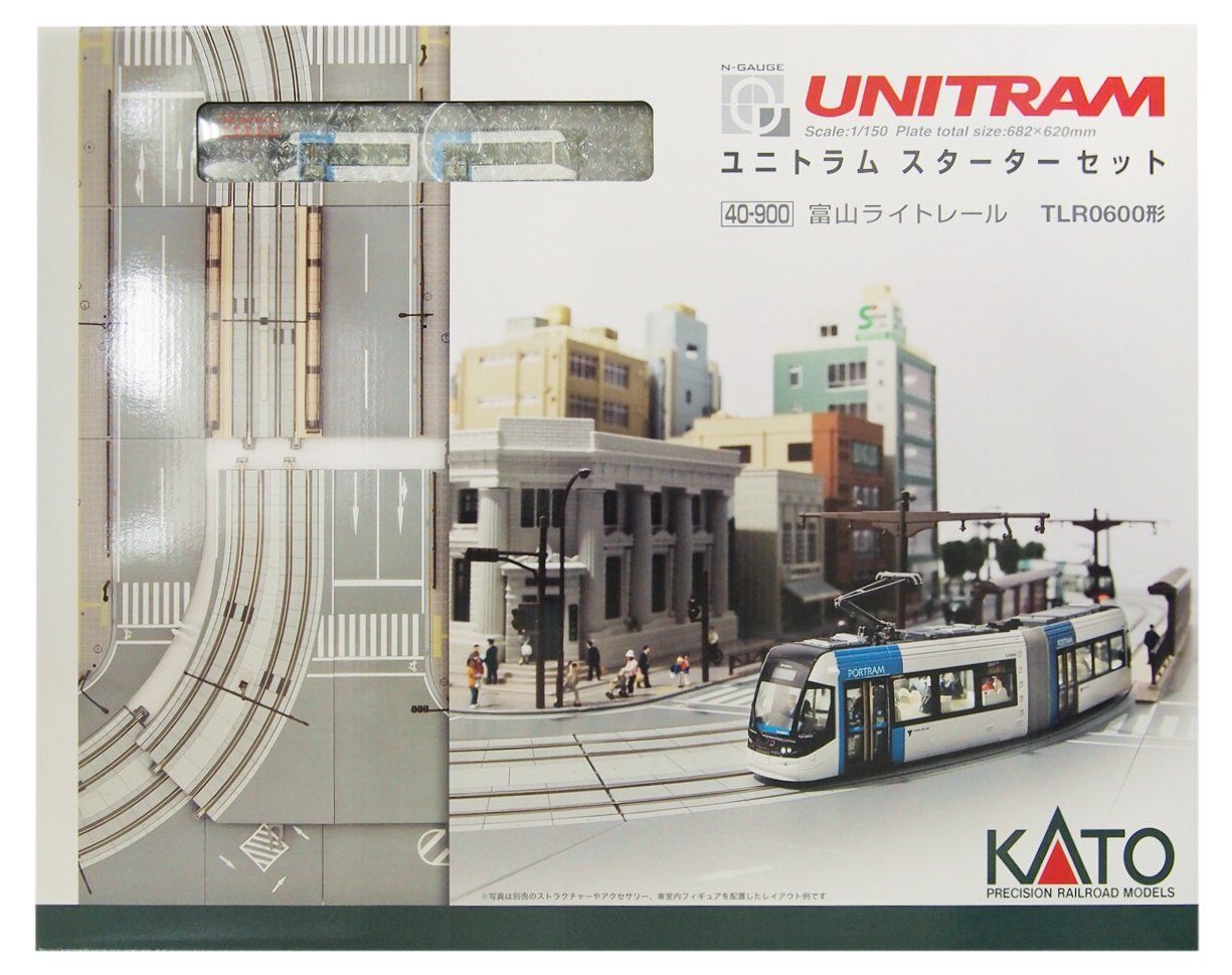 KATO 40-900 Unitram Starter Set Toyama Light Rail TLR0600 - BanzaiHobby