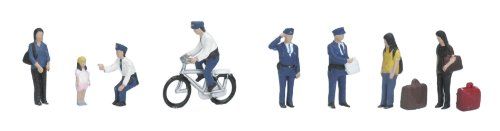 KATO DioTown (N) Figure : Policemen (8 pcs.) - BanzaiHobby