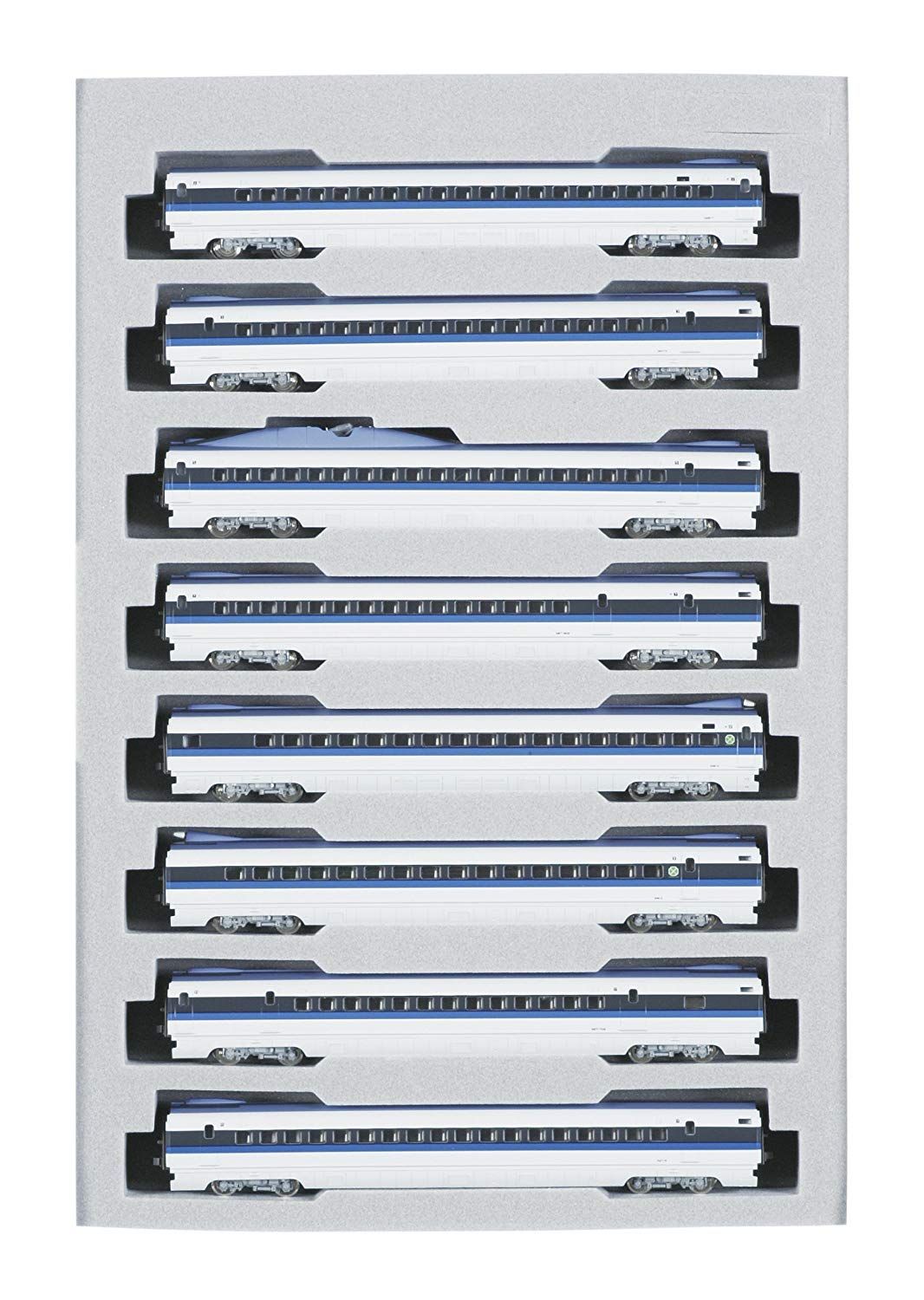 KATO Shinkansen Series 500 `Nozomi` (Add-On 8-Car Set) - BanzaiHobby