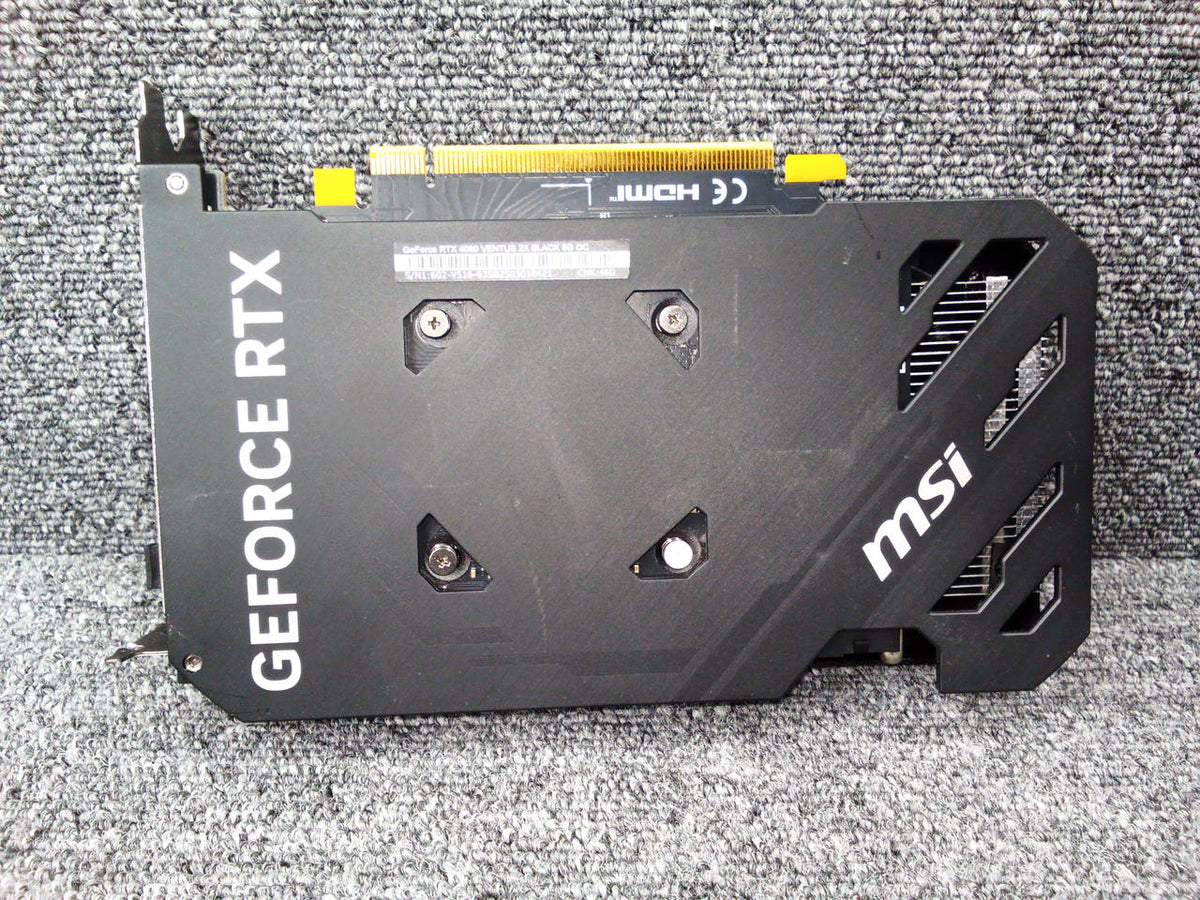 MSI Graphics Card RTX4060 VENTUS 2X BLACK 8GB OC