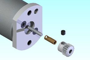 Kawada B57 ADAPTER FOR 380 MOTOR - BanzaiHobby