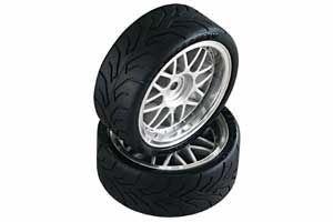 Kawada D3 Drift Tyres with 8 Mesh Med Narrow Wheels - BanzaiHobby