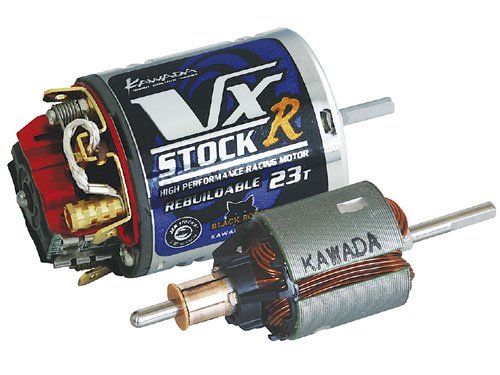 Kawada M13237S Adjustable VX Stock Motor with Silver Brush - BanzaiHobby