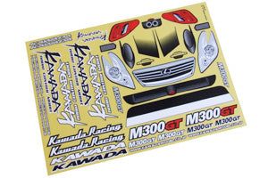 Kawada RGT-60a DECAL for SC430 BODY - BanzaiHobby