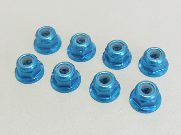 Kawada RN32B M3 NUTS WITH FLANGE - BLUE - BanzaiHobby