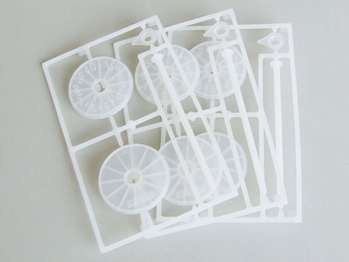 Kawada SK8N Wheel Holder Natural Colored 3 Sets - BanzaiHobby