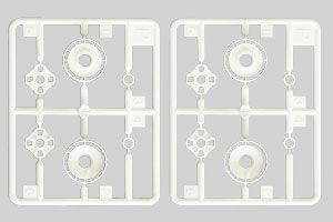 Kawada TM-54 PLASTIC PARTS "P" (INNER WHEEL SET) - BanzaiHobby