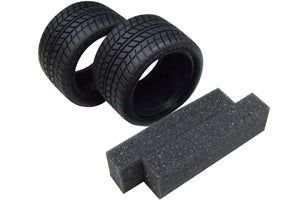 Kawada TUM03W Mini Wide Radial Tires (2pcs) - BanzaiHobby