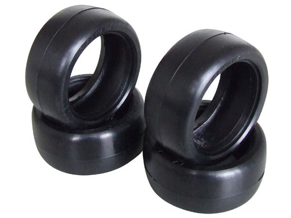 Kawada TUM4028 KM28 Slick Tires for M-Chassis (4pcs) - BanzaiHobby