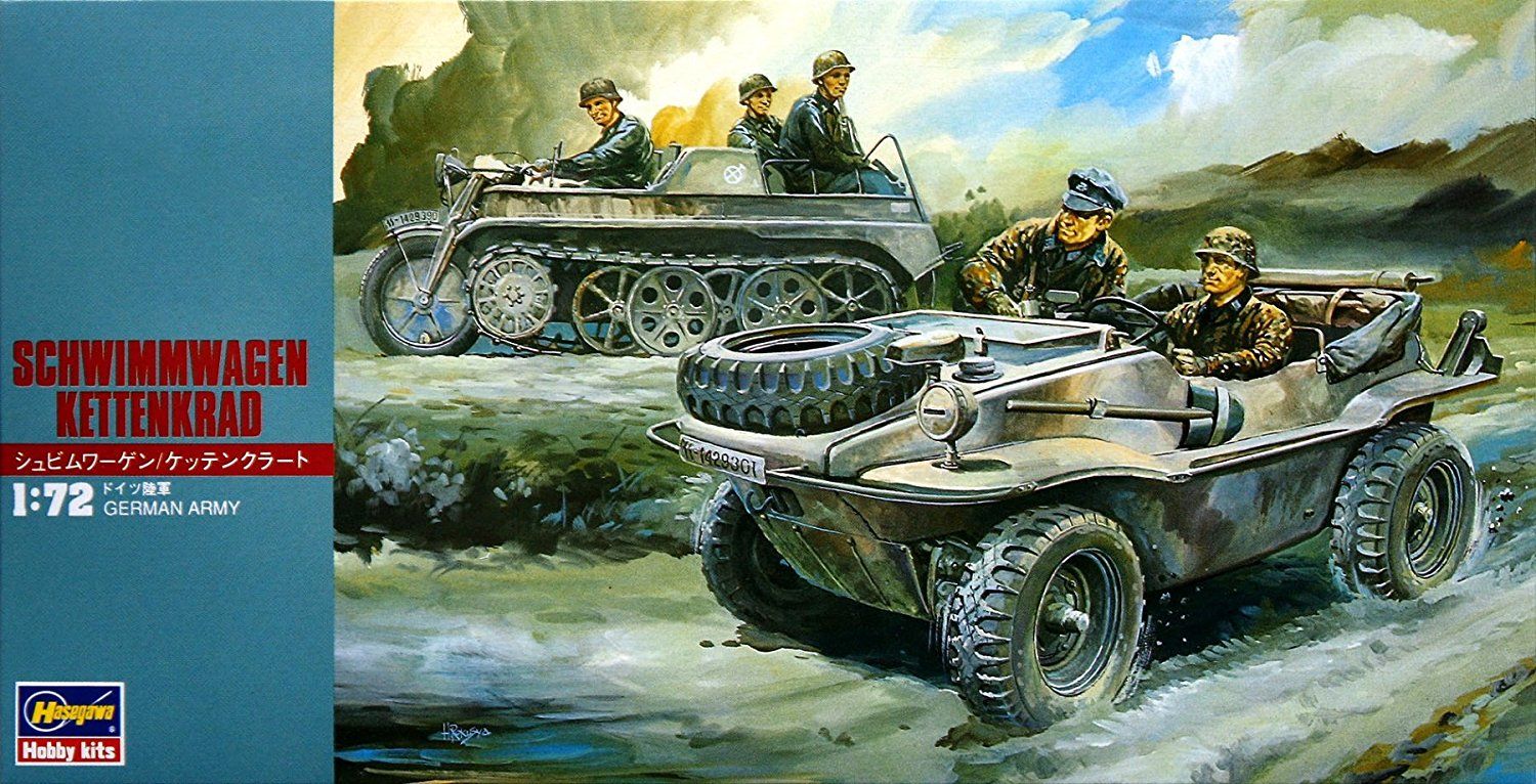 Hasegawa 1/72 Schwimmwagen/Kettenkrad - BanzaiHobby