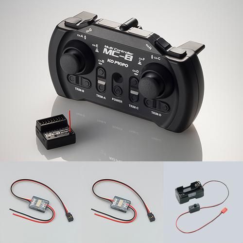 Ko Propo 10713 MC-8 2.4GHz MX-F MAKE Set A（MD-1NBx2) - BanzaiHobby