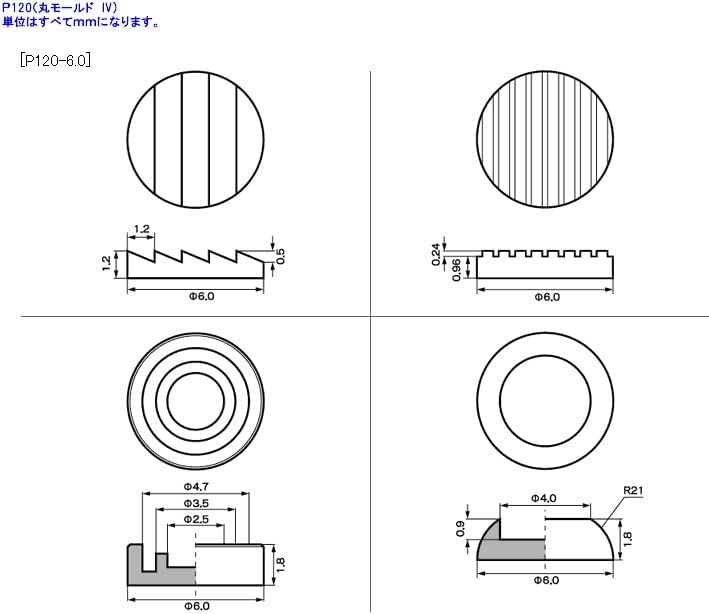 Kotobukiya P120X Plaunit P120 Round Molds IV - BanzaiHobby