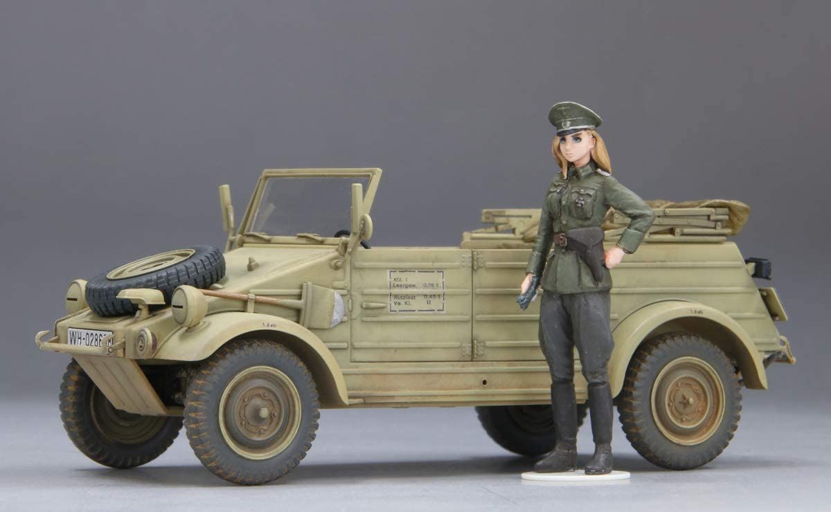Fine Molds HC5 Rekiso Wotome Laura w/Kubelwagen Type82 - BanzaiHobby