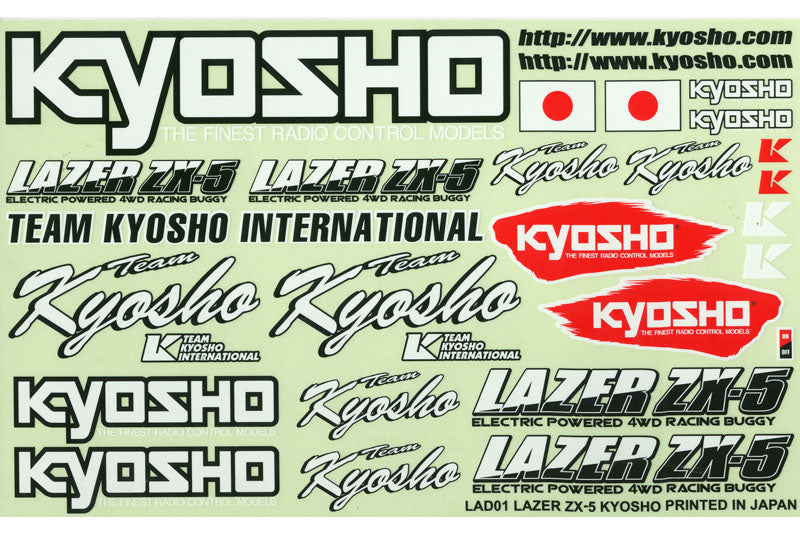 Kyosho LAD01 Decal Lazer ZX5