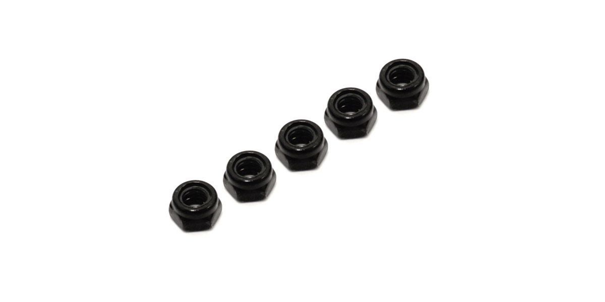 Kyosho 1-N6060N Nut (M6x6.0) Nylon (5pcs) - BanzaiHobby