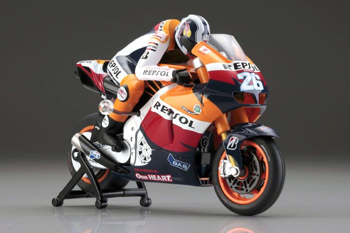 Kyosho 30053DP Motorcycle MINI-Z MC-01 2.4GHz REPSOL Honda RC212V No.26 - BanzaiHobby