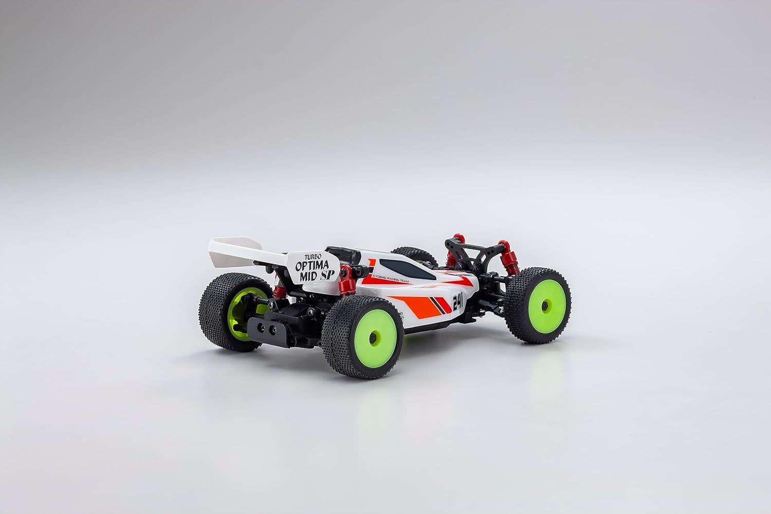 Kyosho 32095W MINI-Z Buggy Readyset TURBO OPTIMA Mid Special White - BanzaiHobby