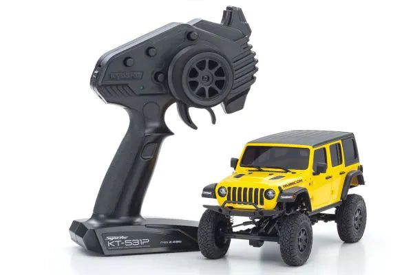 Kyosho 32521Y MINI-Z 4x4 readyset JeepⓇ WRANGLER UNLIMITED Rubicon Hellayella - BanzaiHobby