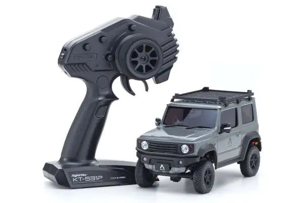 Kyosho 32535G MINI-Z 4x4 readyset Suzuki Jimny Sierra APIO JIMNY TS4 Medium Gray - BanzaiHobby