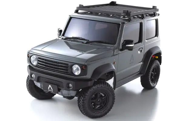 Kyosho 32535G MINI-Z 4x4 readyset Suzuki Jimny Sierra APIO JIMNY TS4 Medium Gray - BanzaiHobby