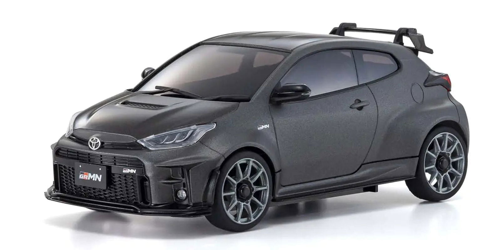 Kyosho 32640GM MINI-Z AWD Toyota GRMN YARIS CIRCUIT PACKAGE Gun Metallic - BanzaiHobby