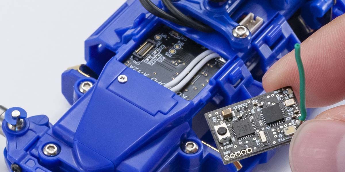 Kyosho 32793SP MINI-Z Racer MR-03EVO SP Chassis Set Blue Limited - BanzaiHobby
