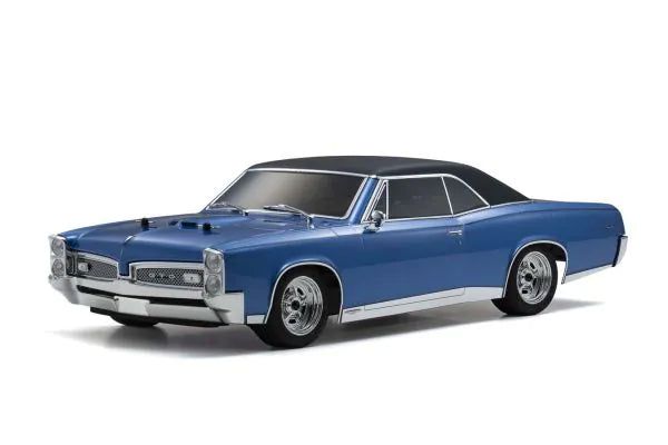 Kyosho 34431T2 1:10 Scale Radio Controlled Electric Powered 4WD FAZER Mk2 FZ02L Series readyset 1967 Pontiac® GTO™ Tyrol Blue - BanzaiHobby