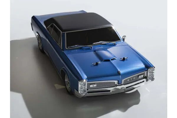 Kyosho 34431T2 1:10 Scale Radio Controlled Electric Powered 4WD FAZER Mk2 FZ02L Series readyset 1967 Pontiac® GTO™ Tyrol Blue - BanzaiHobby