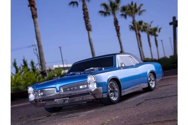 Kyosho 34431T2 1:10 Scale Radio Controlled Electric Powered 4WD FAZER Mk2 FZ02L Series readyset 1967 Pontiac® GTO™ Tyrol Blue - BanzaiHobby