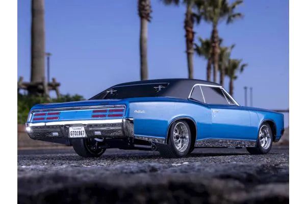 Kyosho 34431T2 1:10 Scale Radio Controlled Electric Powered 4WD FAZER Mk2 FZ02L Series readyset 1967 Pontiac® GTO™ Tyrol Blue - BanzaiHobby