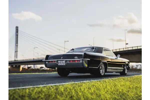 Kyosho 34434T1 1:10 Scale Radio Controlled Electric Powered 4WD FAZER Mk2 FZ02L Series readyset 1965 Buick® Riviera™ Regal Black - BanzaiHobby