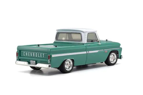 Kyosho 34435T1 1:10 Scale Radio Controlled Electric Powered 4WD FAZER Mk2 FZ02L Series readyset 1966 Chevy® C10 Fleetside Pickup Light Green - BanzaiHobby