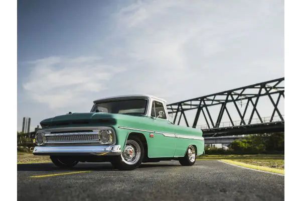 Kyosho 34435T1 1:10 Scale Radio Controlled Electric Powered 4WD FAZER Mk2 FZ02L Series readyset 1966 Chevy® C10 Fleetside Pickup Light Green - BanzaiHobby