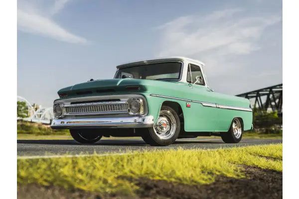 Kyosho 34435T1 1:10 Scale Radio Controlled Electric Powered 4WD FAZER Mk2 FZ02L Series readyset 1966 Chevy® C10 Fleetside Pickup Light Green - BanzaiHobby
