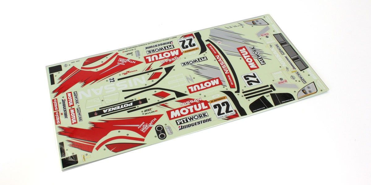 Kyosho 39267-1 Sponsor Decal(MOTUL PITWORK Z) - BanzaiHobby