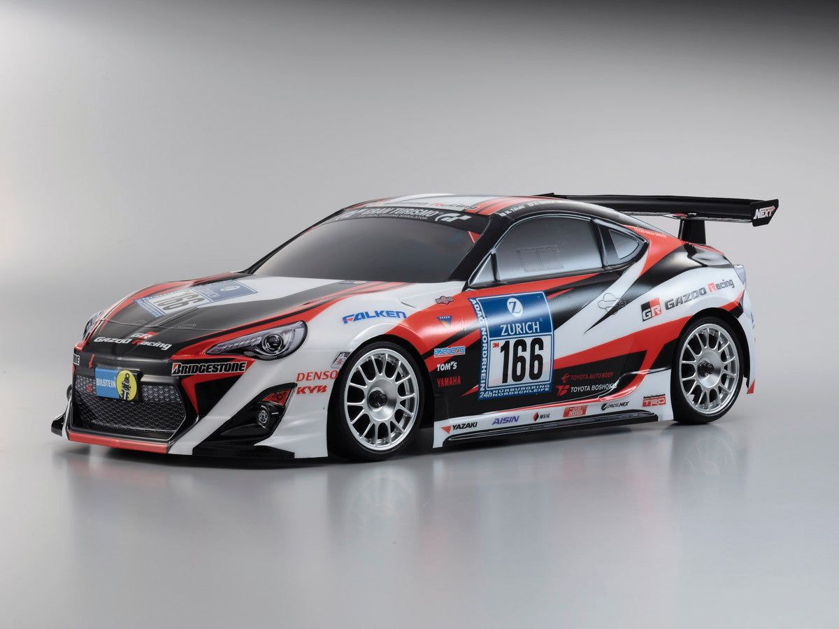 Kyosho 39299 GAZOO Racing TOYOTA86 Body Set - BanzaiHobby