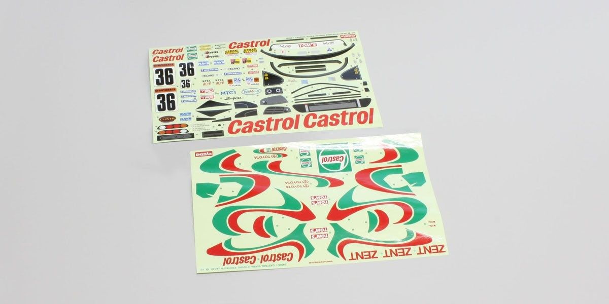 Kyosho 39905-1 Decal(Castrol Supra GT) - BanzaiHobby