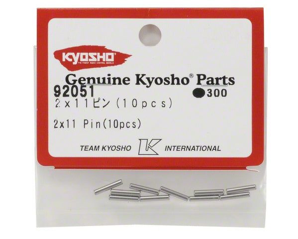 Kyosho 92051 2x11mm Pins 10pcs - BanzaiHobby