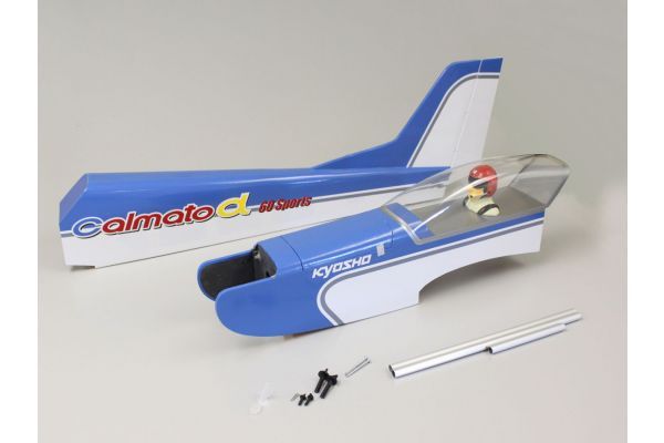 Kyosho A1236-12BL Fuselage (CALMATO Alpha 60 Sports Blue) - BanzaiHobby