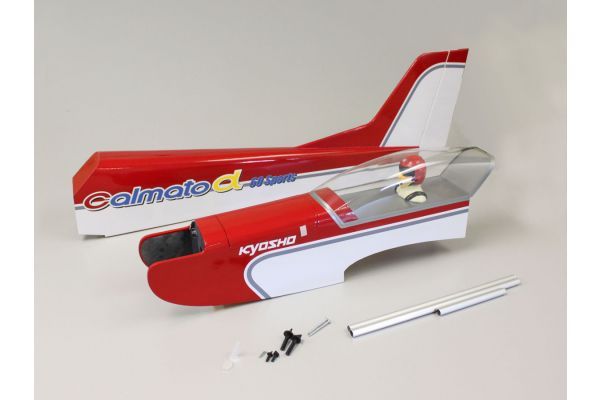 Kyosho A1236-12R Fuselage (CALMATO Alpha 60 Sports Red) - BanzaiHobby