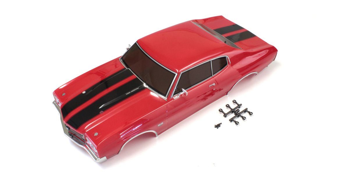 Kyosho FAB405 Completed Body Set (Chevelle Cranb. Red) - BanzaiHobby