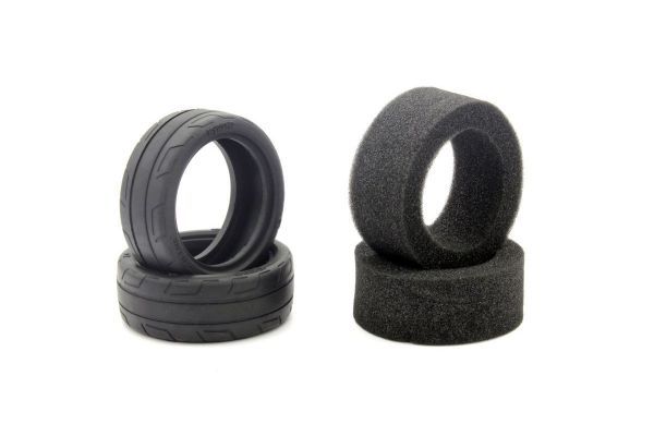 Kyosho FAT701M TC Tire FZ02 (M)(2pcs) - BanzaiHobby