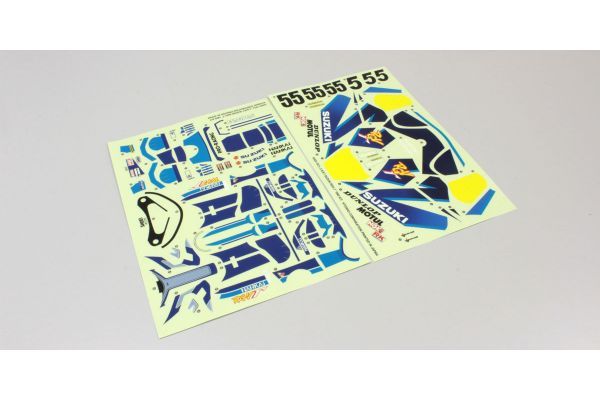 Kyosho GPD101 Decal(S.R.T.SUZUKI RGV-Gamma) - BanzaiHobby